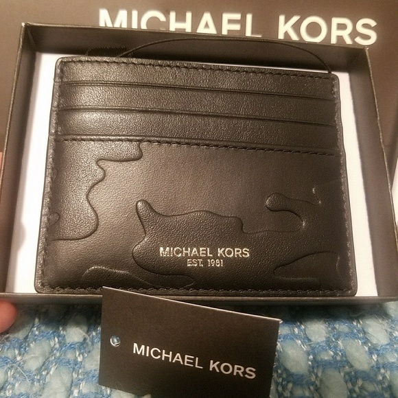 fathers day new card case leather w box AUTHENTIC - Picture 4 of 8